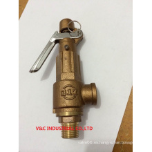 Válvula de alivio de presión de bronce / válvula de seguridad